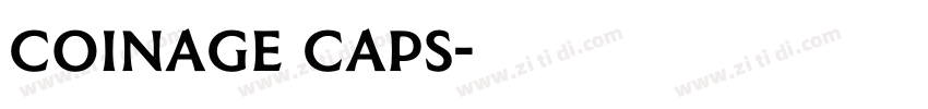 coinage caps字体转换 coinage caps字体转换
